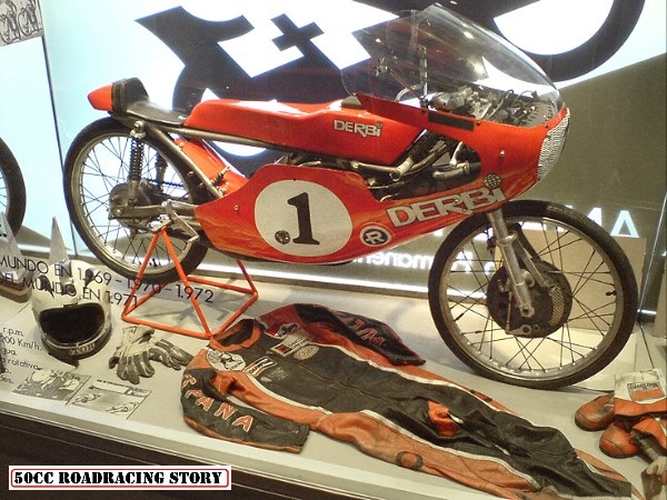 From the Angel Nieto museum - the 1972 championship winner.