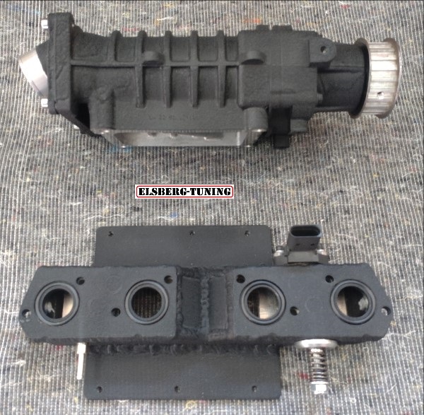 Intake manifold complete with Map sensor and blow-off valve.